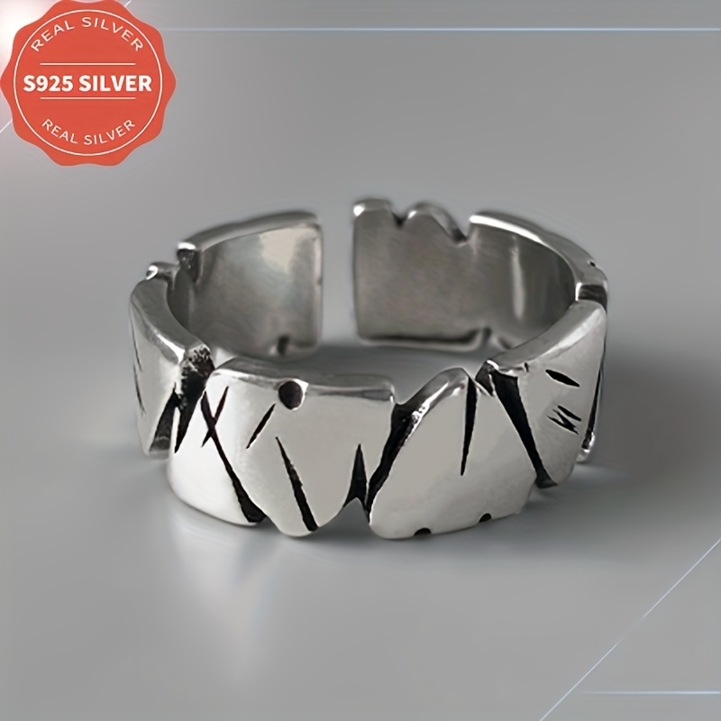 925 Unisex Wide Band Ring Hypoallergenic Gift Box